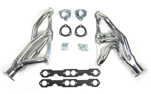 1962-67 Chevy II/Nova 265-400 Small Block 1 5/8" 4-Tube Clippster Header with Metallic Ceramic Coating (Fits Stock, Mustang II and Detroit Speed Front Suspensions)
