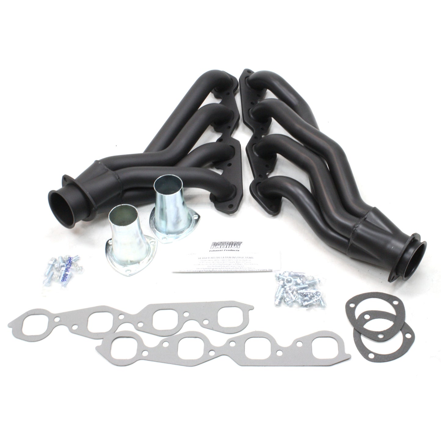 Patriot Exhaust H8012-B 1 3/4" Clippster Header Chevrolet Camaro Big Block Chevrolet 67-81 Hi-Temp Black Coating