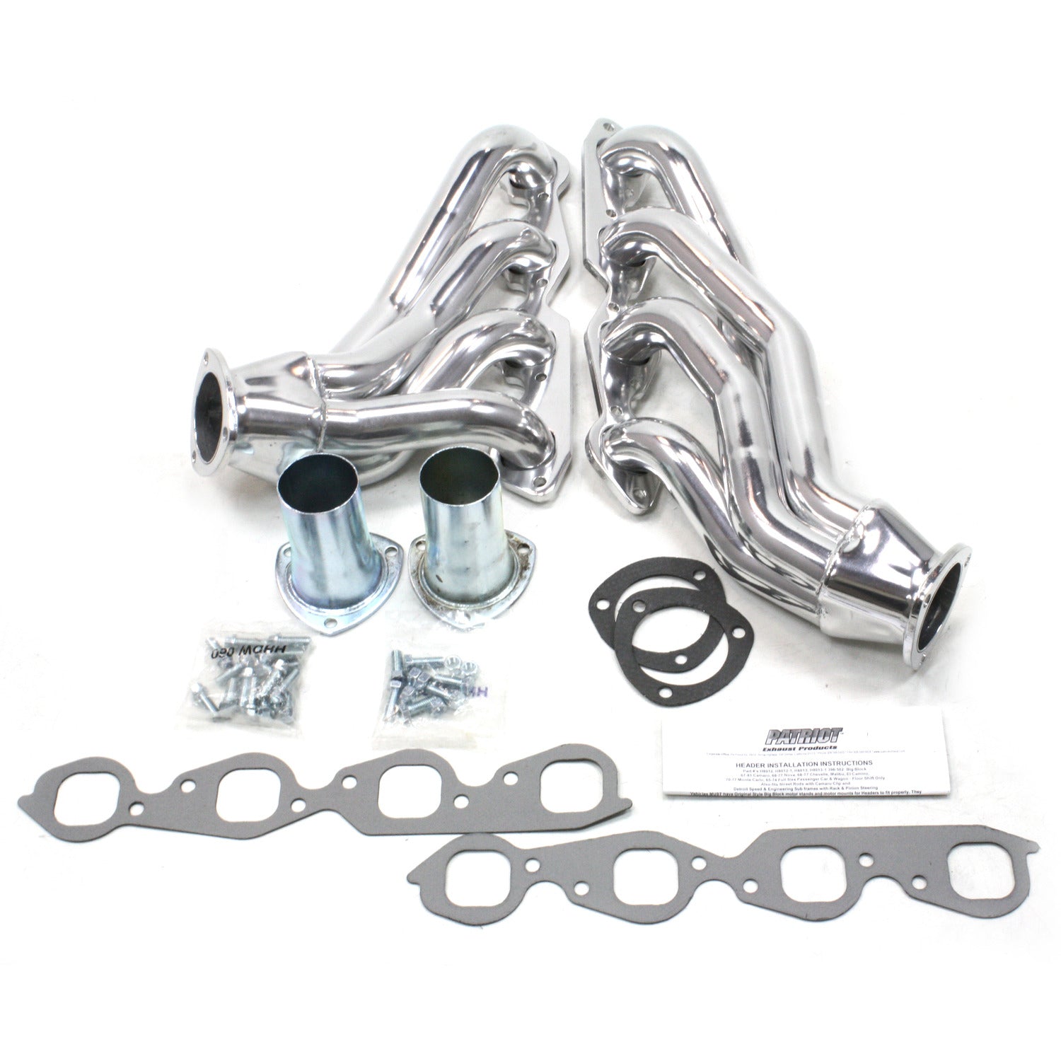 Patriot Exhaust H8013-1 1 7/8" Clippster Header Chevrolet Camaro Big Block Chevrolet 67-81 Metallic Ceramic Coating