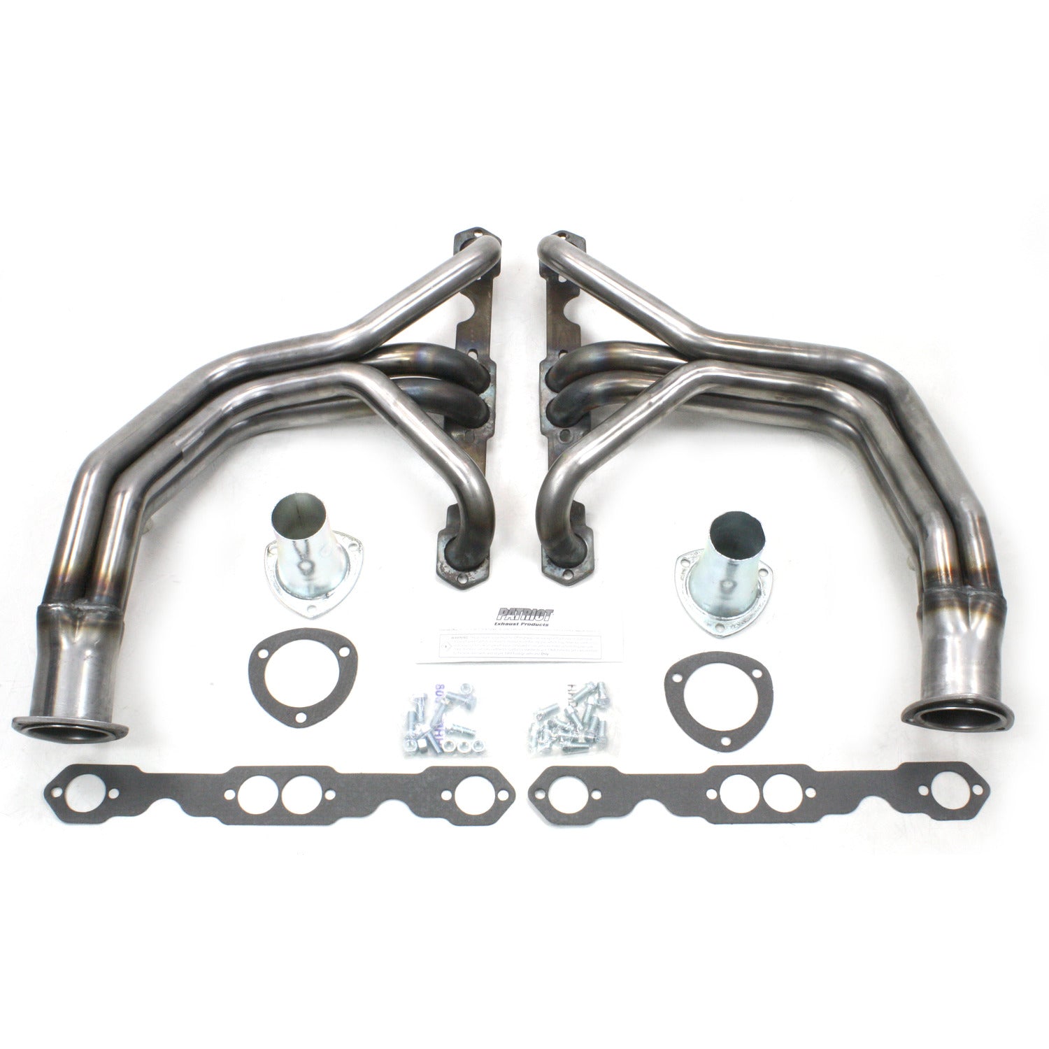 Patriot Exhaust H8018 1 1/2" Full Length Header Street Rod Ford Small Block Chevrolet 28-48 Raw Steel