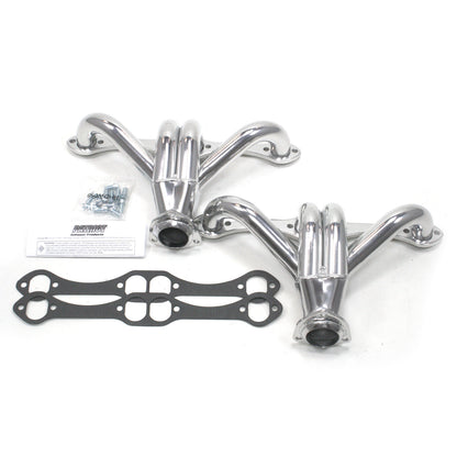 Patriot Exhaust H8019-1 1 5/8" Tight Tuck Header Street Rod Chevrolet Small Block Chevrolet Metallic Ceramic Coating