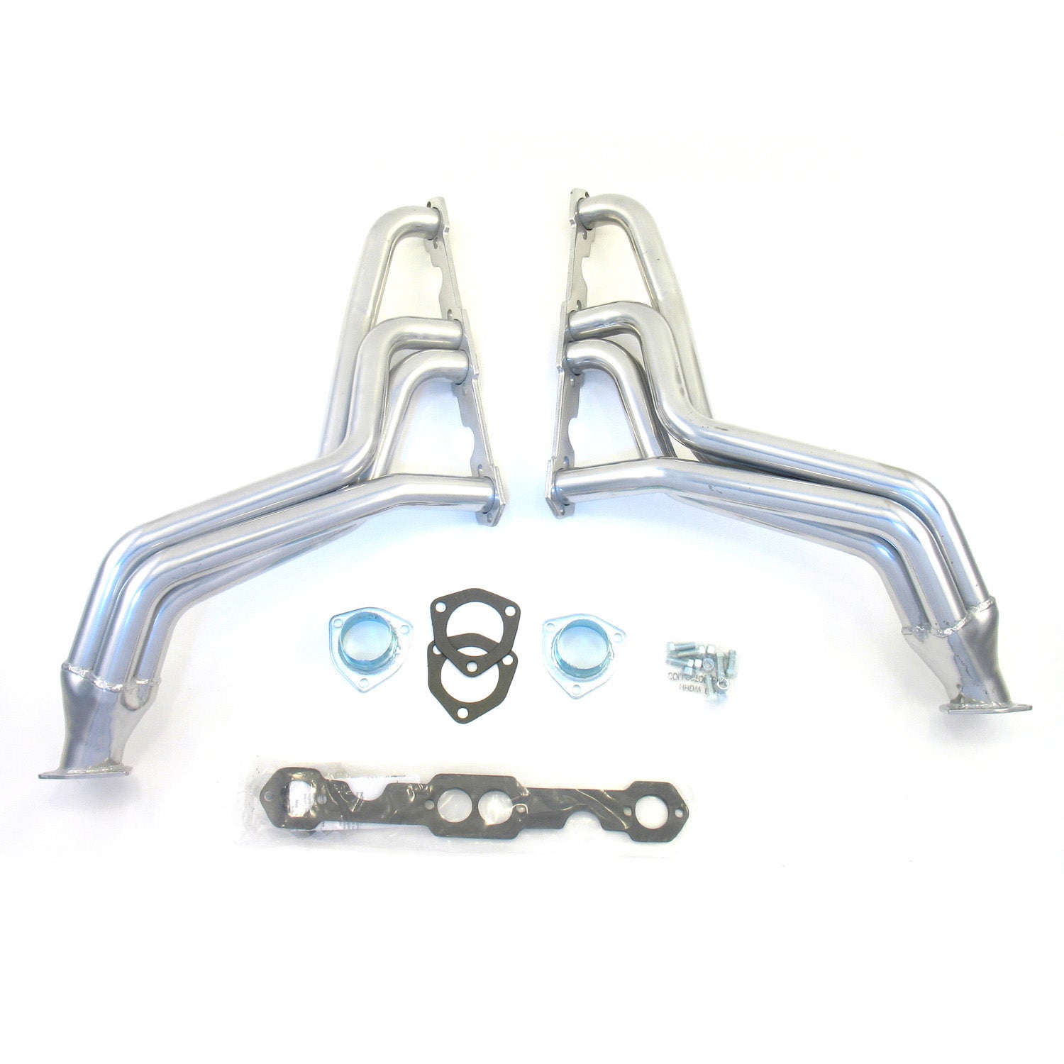 Patriot Exhaust H8033-1 1 5/8" Fenderwell Header Street Rod Fat Fender Small Block Chevrolet Metallic Ceramic Coating