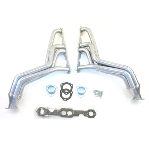 Patriot Exhaust H8033-1 1 5/8" Fenderwell Header Street Rod Fat Fender Small Block Chevrolet Metallic Ceramic Coating