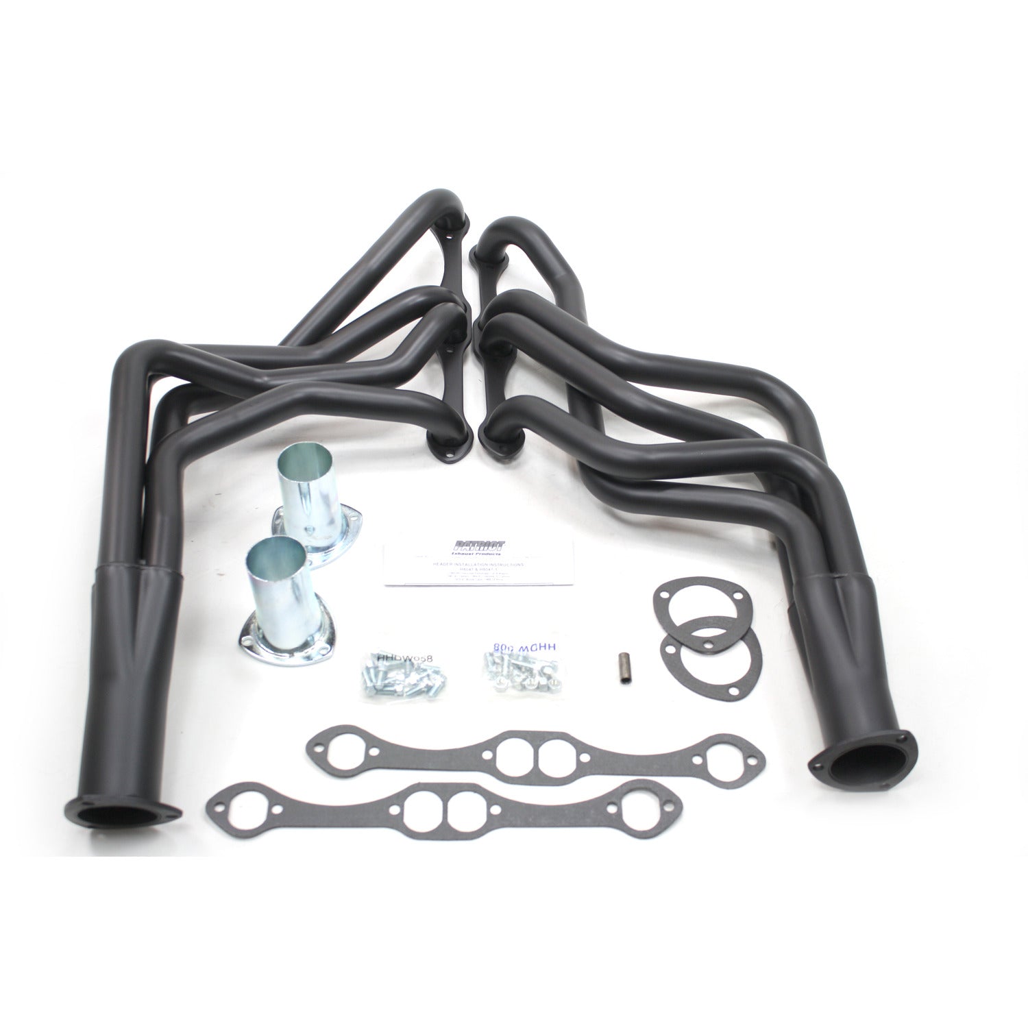 Patriot Exhaust H8047-B 1 5/8" Full Length Header Chevrolet 67-81 Camaro 64-77 Chevlle/Malibu 70-77 Monte Carlo 65-89 Passenger Car/Wagon 265-400 Chevrolet Engine Hi-Temp Black Coating