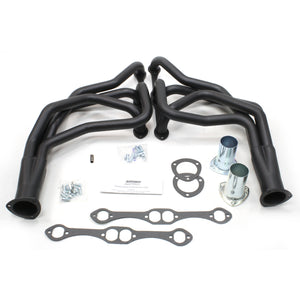 Patriot Exhaust H8048-B 1 5/8" Header Chevrolet 2WD Truck Small Block 67-87, Blazer 2WD 69-91 Hi-Temp Black Coating