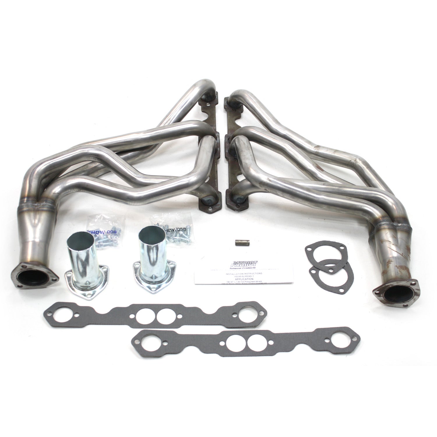 Patriot Exhaust H8049 1 5/8" Header Chevrolet Truck Small Block Chevrolet 67-87 Raw Steel