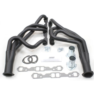 1955-57 Chevy Passenger Car/Wagon 1 3/4" Tri-5 Long Tube Chevy Small Block Engine Swap Header with Hi-Temp Black Coating
