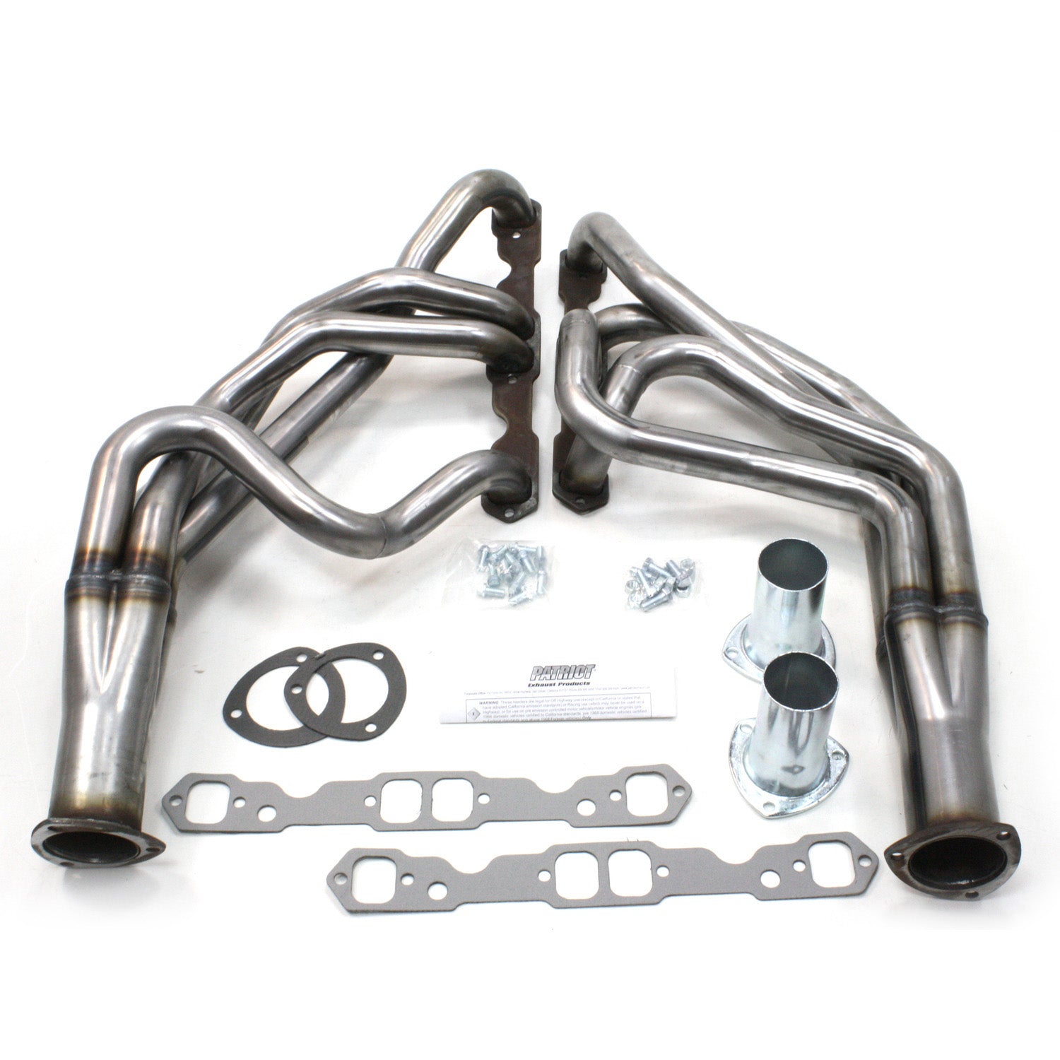 Patriot Exhaust H8050 1 3/4" Tri-5 Header Chevrolet Passenger Car/Wagon Small Block Chevrolet 55-57 Raw Steel