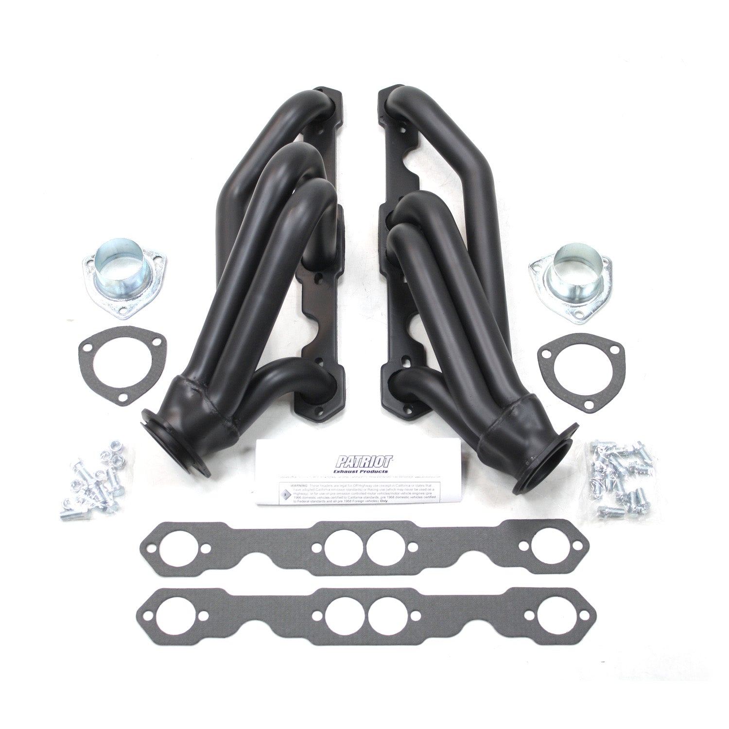 Patriot Exhaust H8051 1-1/2" Header Chevrolet Blazer Small Block Chevrolet 82-95 Hi-Temp Black Coating