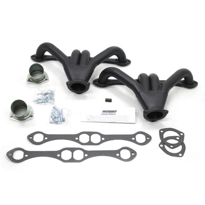 Patriot Exhaust H8065-B 1 5/8" Tight Tuck Header Street Rod Universal Small Block Chevrolet Hi-Temp Black Coating