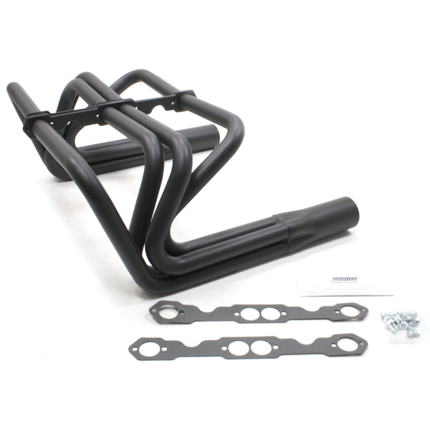 Patriot Exhaust H8069-B 1 5/8"x3 1/2" Header Street Rod Sprint Car Small Block Chevrolet Hi-Temp Black Coating