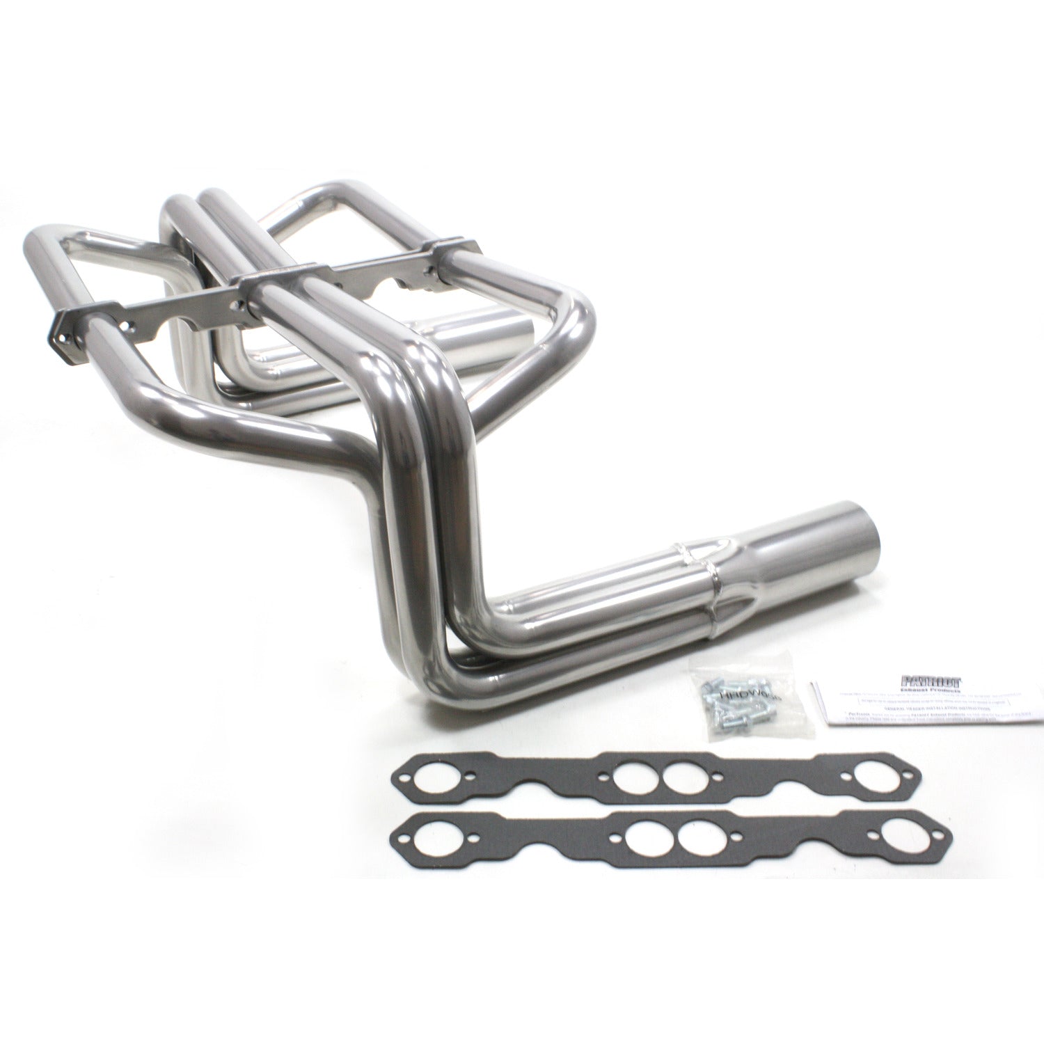 Patriot Exhaust H8071-1 1 5/8"x3 1/2" Roadster Header Street Rod Hi-Boy Small Block Chevrolet Metallic Ceramic Coating