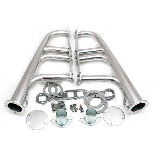 Patriot Exhaust H8074-1 1 7/8"x3 1/2" Lakester Header Street Rod Lakester 348-409 Metallic Ceramic Metallic Ceramic Coating