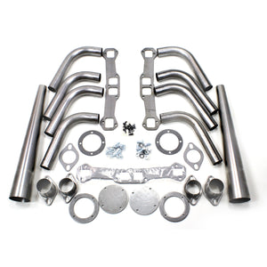 Patriot Exhaust H8075 1 7/8"x3 1/2' Header Lakester Weld-up Kit Chevrolet 348-409