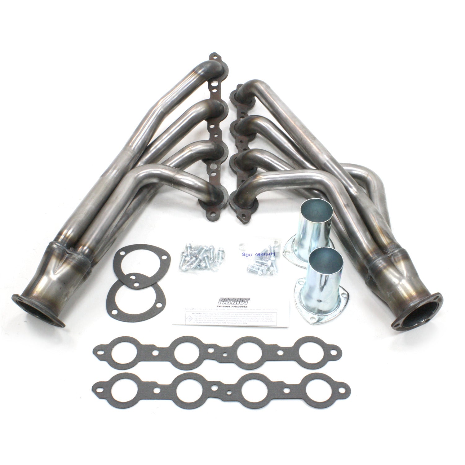 Patriot Exhaust H8077 1 5/8" Shorty Header Chevrolet Camaro LS1/LS6 Swap 70-81 Raw Steel