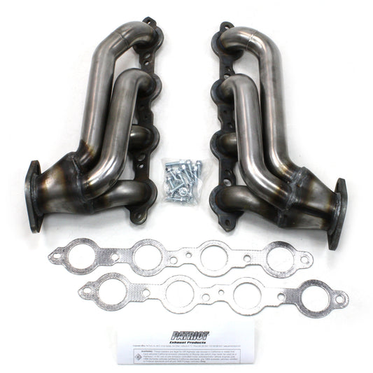 Patriot Headers H8080 1 3/4" 4-Tube Replacement Header for GM E-Rod LS Engine Swaps Bolts Directly to the E-Rod Catalytic Converters Raw Steel