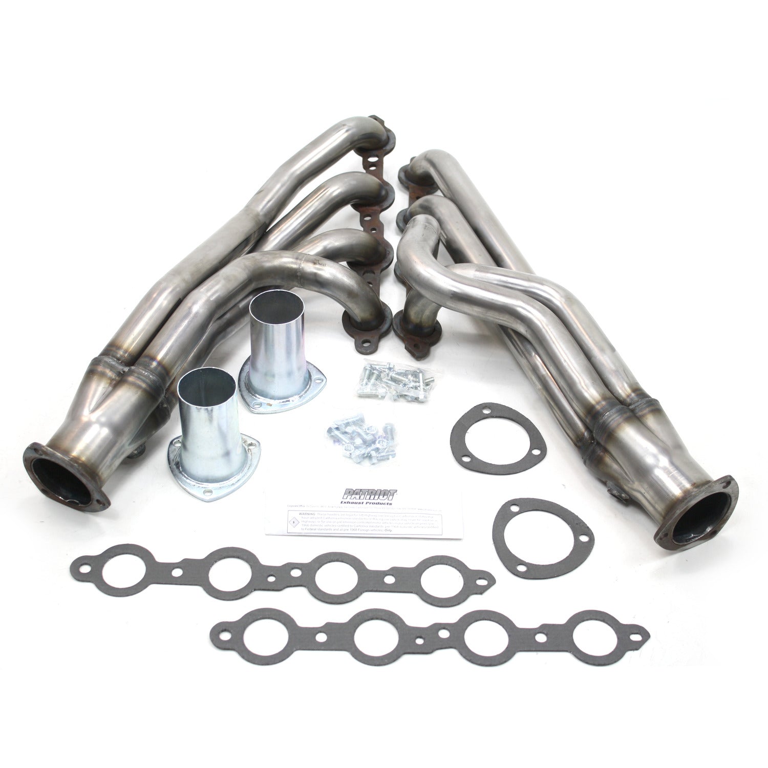 Patriot Exhaust H8087 1 3/4" Clippster Header Chevrolet C10 Trucks 73-87 LS1/LS6 Swap Raw Steel