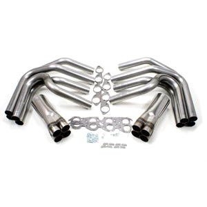 Patriot Exhaust H8093 2 3/8" Race Weld-up Kit Big Block Chevy w/4 1/2" Slip On Collectors