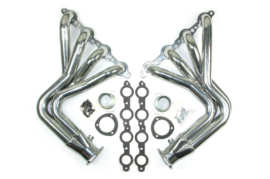 Patriot Headers H8098-1 1 3/4" 4-Tube Full Length Header Chevrolet  LS1 Engine Swap Camaro 67-69 Nova 62-74 48-56 F-100 and Various Street Rods with the TCI Mustange II front clips Metallic Ceramic Coating