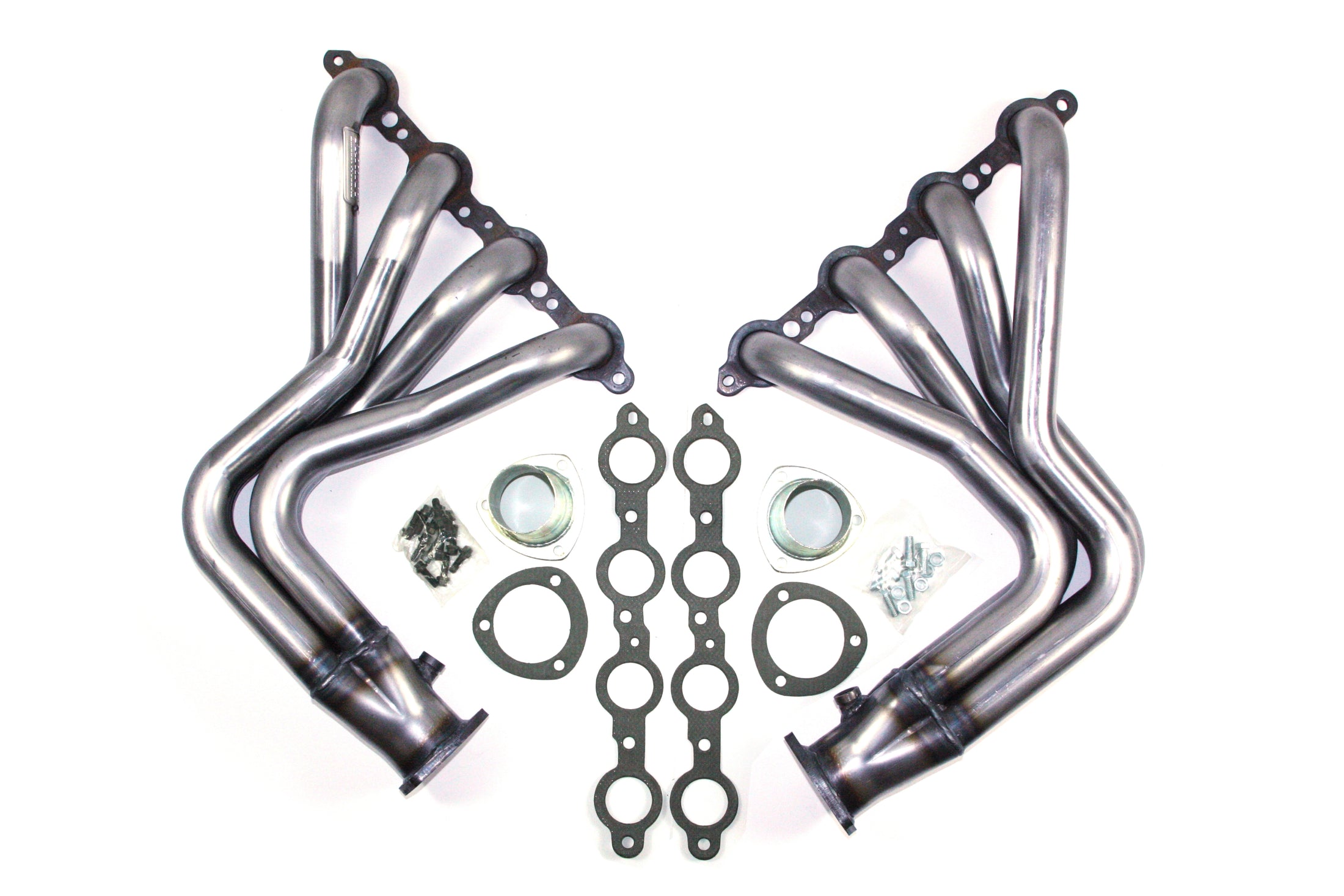 Patriot Headers H8098 1 3/4" 4-Tube Full Length Header Chevrolet  LS1 Engine Swap Camaro 67-69 Nova 62-74 48-56 F-100 and Various Street Rods with the TCI Mustange II front clips Raw Steel finish