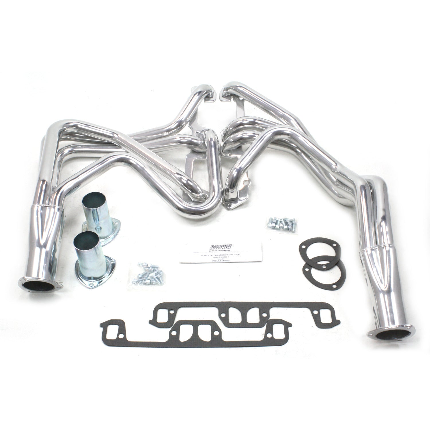 Patriot Exhaust H8206-1 1 5/8" Full Length Header Mopar A Body Small Block Mopar 67-82 Metallic Ceramic Coating