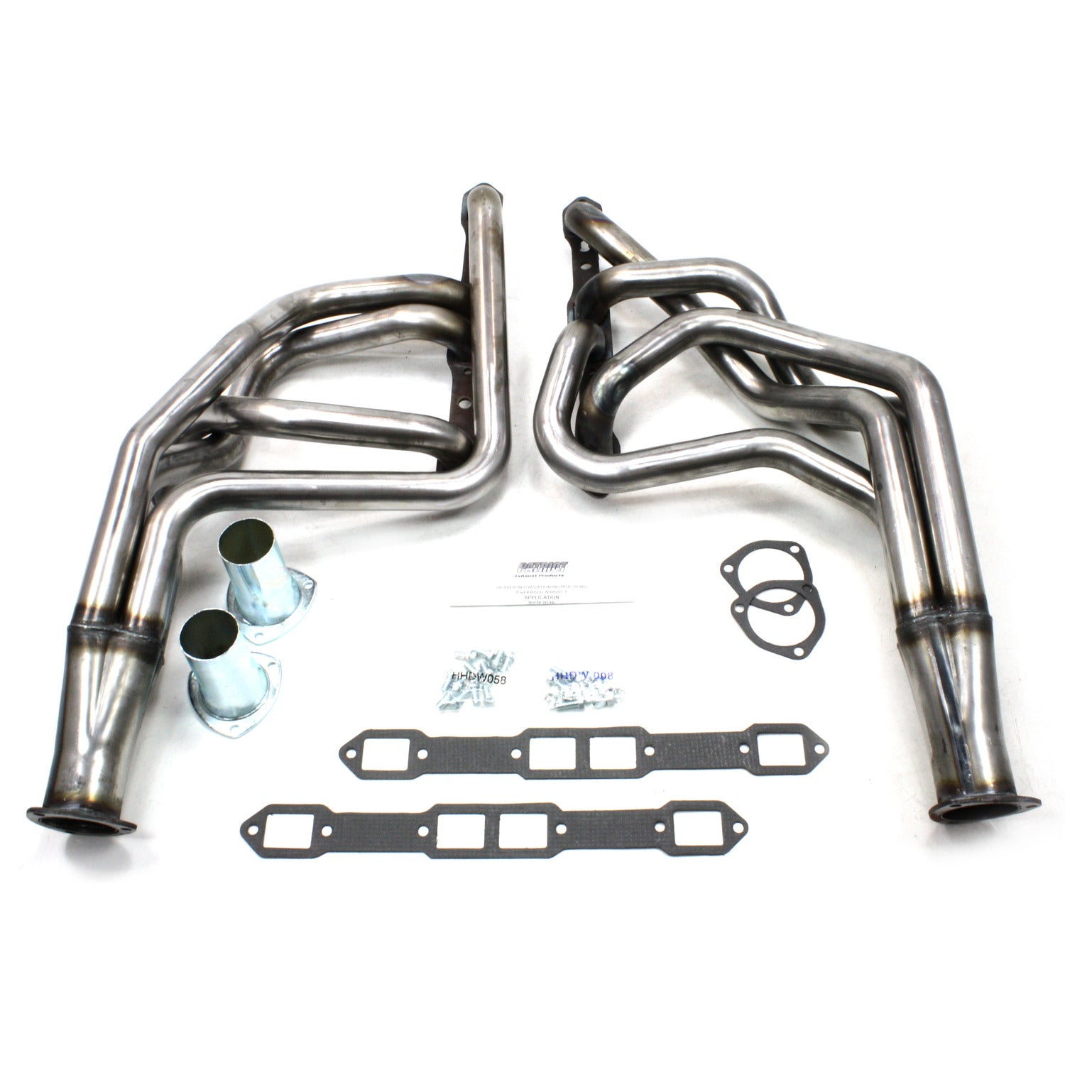 Patriot Exhaust H8207 1 7/8" Full Length Header Mopar B Body 383 67-74 Raw Steel