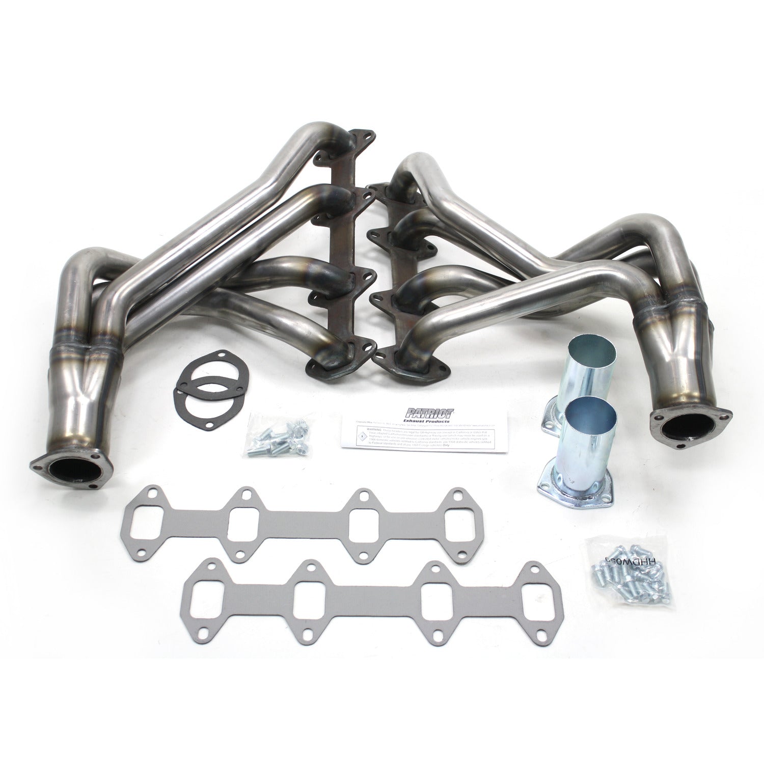 Patriot Exhaust H8406 1 3/4" Full Length Header Ford Truck FE 65-76 Raw Steel