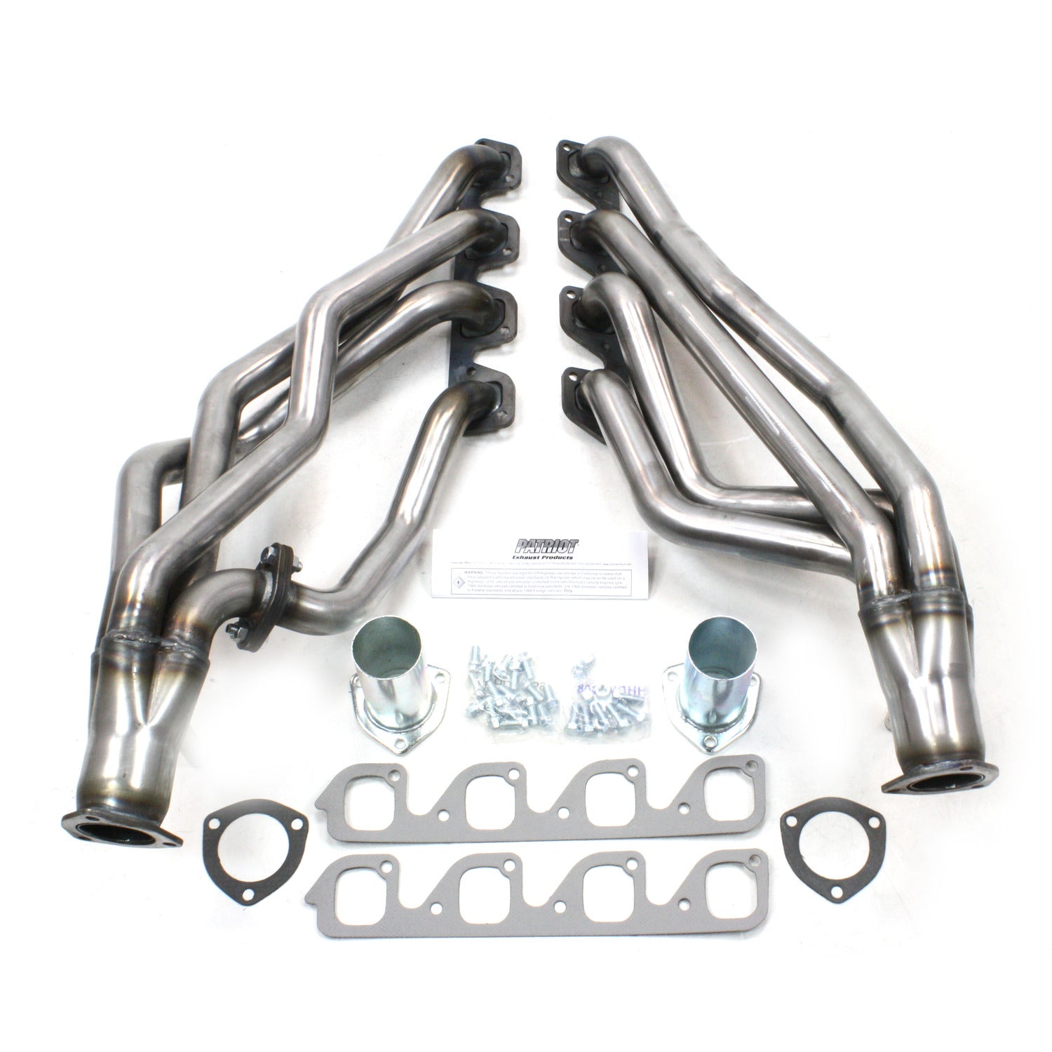 Patriot Exhaust H8411 1 3/4" Full Length Header Ford Mustang 351C 67-70 Raw Steel