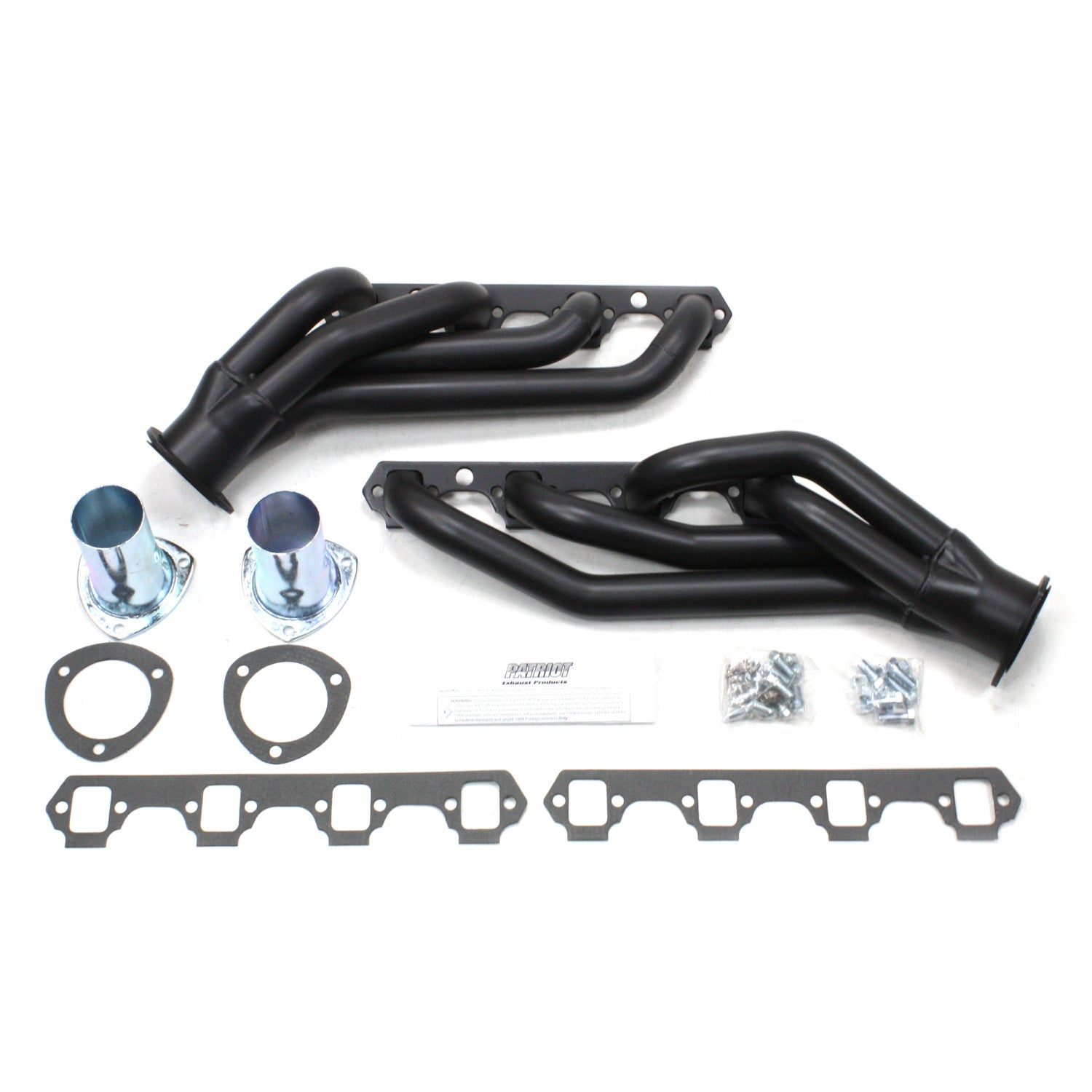Patriot Exhaust H8433-B 1 5/8" Clippster Header Ford Mustang Small Block Ford 64-73 Hi-Temp Black Coating