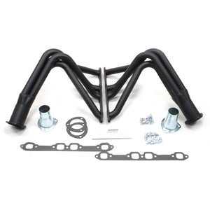 Patriot Exhaust H8440 1 1/2" Fenderwell Header Ford Truck 312Y 53-56 Hi-Temp Black Coating