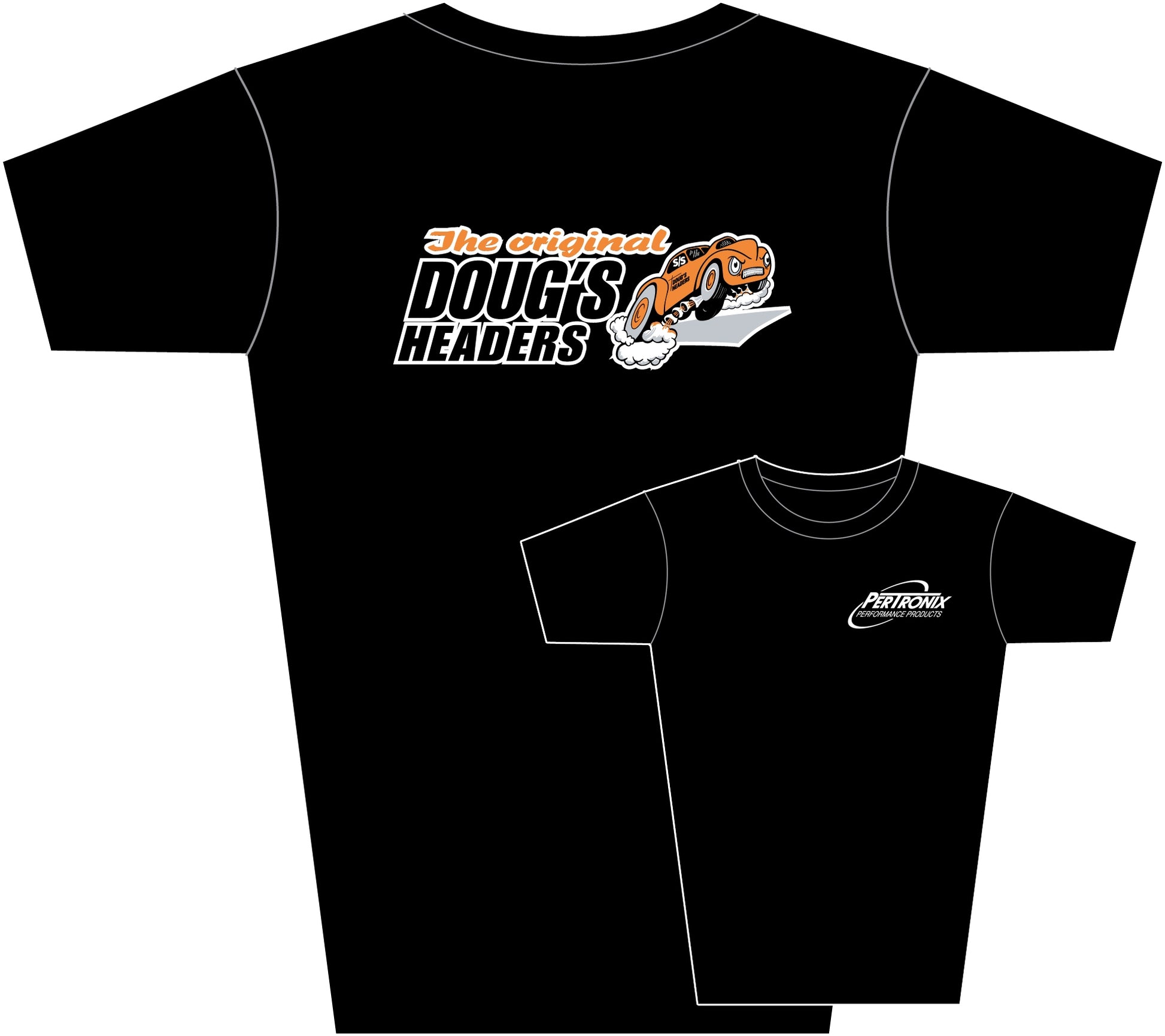 Doug's Headers TS203 Tee Shirt Black XL