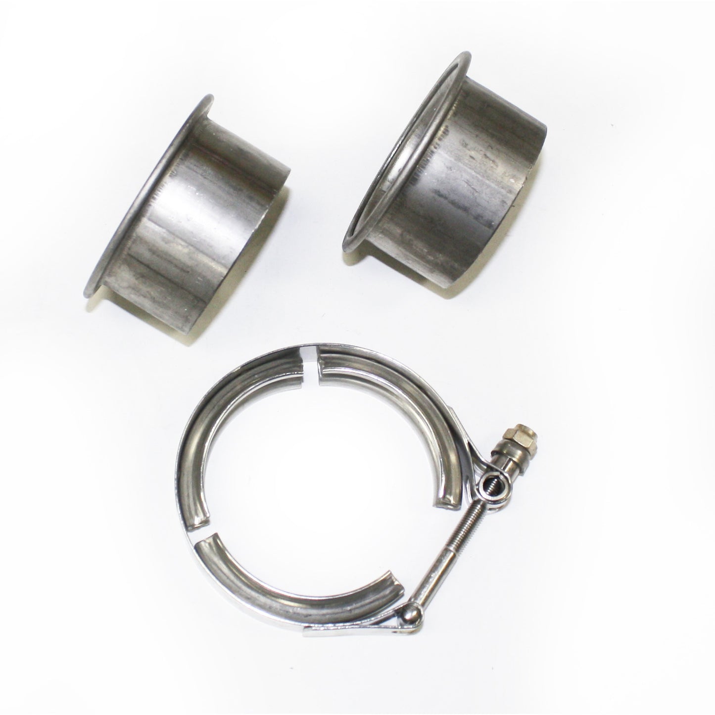 JBA Performance Exhaust VB25 2.5" Stainless Steel V-Band clamp and flanges