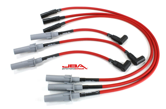 2007-2011 Jeep 3.8L Ignition Wires – High Temp  JBA 6 Lead Set, use with 1528S headers
