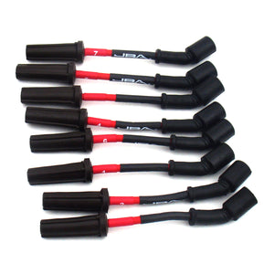 JBA Performance Exhaust W0807 Ignition Wires 98-09 GM 5.7L LS1 Red