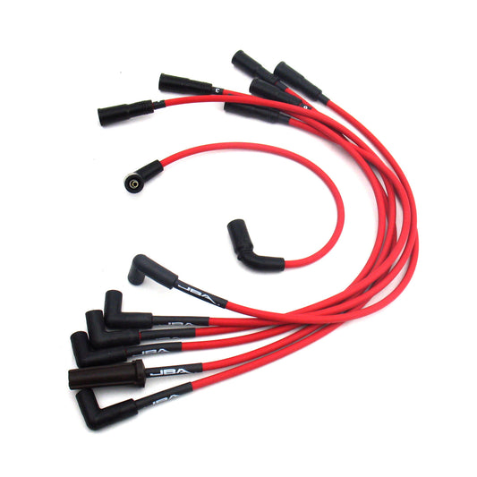 CHEVY 350 SBC CLEAR Super HEI Distributor RED SPARK PLUG WIRES Under Exhaust E - Foto 4